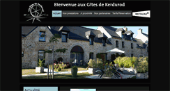 Desktop Screenshot of gite-kerdurod.com
